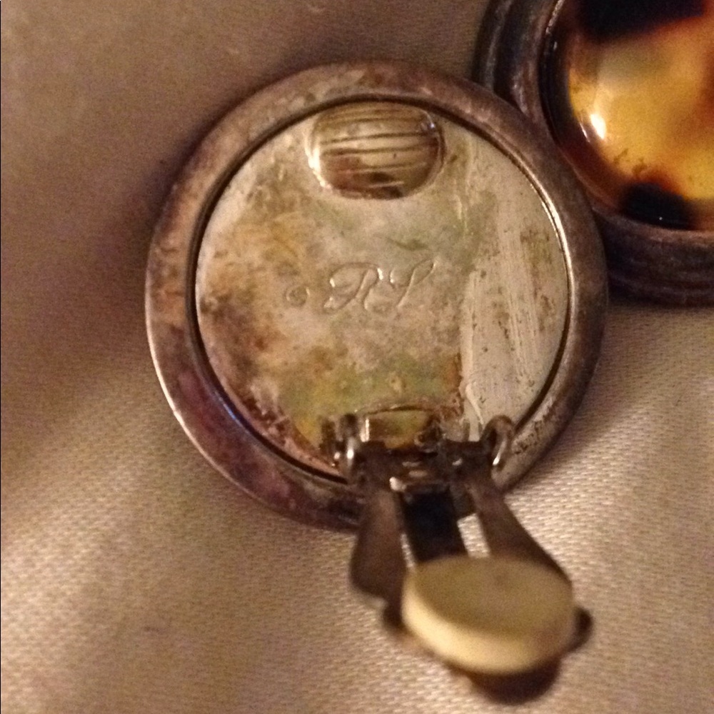 Ralph Lauren tortoise earrings - Picture 3 of 4